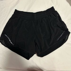 lululemon hotty hots 4in inseam black